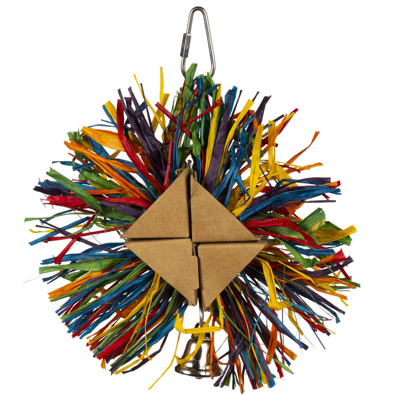 Load image into Gallery viewer, Prevue Hendryx Raffia Rainbow Bird Toy
