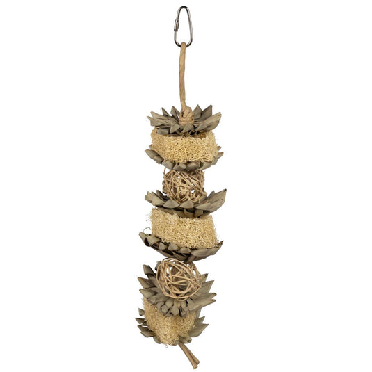 Flowers & Cubes Bird Shredding Toy