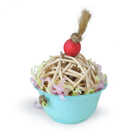 Sugarcane Cupcake Small Pet Toy