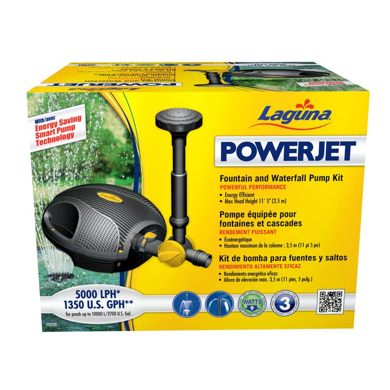 PowerJet 1350 Fountain/Waterfall Pump Kit - Up To 2600 U.S. Gal (10000 L)