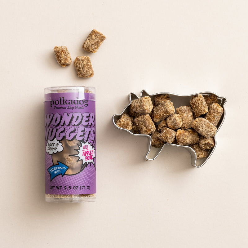 Polkadog Soft & Chewy Wonder Nuggets - Apple & Pork
