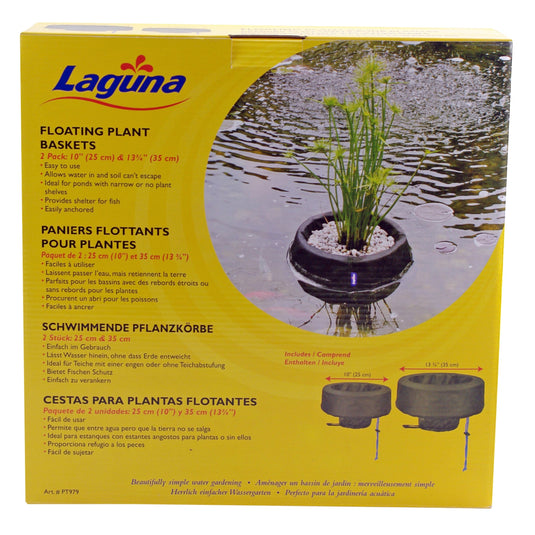 Floating Aquatic Planting Basket Kit - Includes 2 Planters