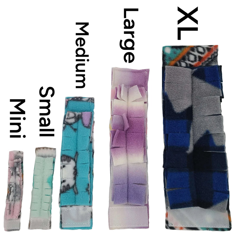 Load image into Gallery viewer, Exotic Wings Anti Feather Picking Soft Fleece Preening Collar for Birds - Large
