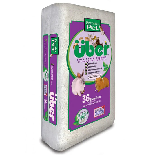 Premier Pet Uber Soft Paper Bedding White