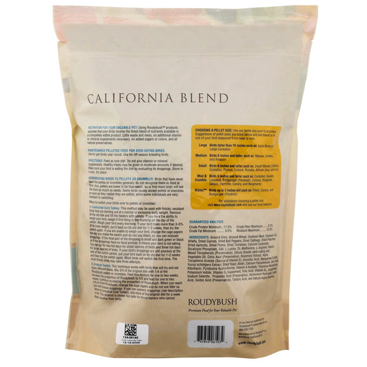 Roudybush California Blend Parrot Pellet