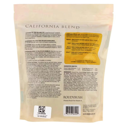 Roudybush California Blend Parrot Pellet