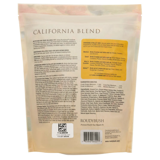 Roudybush California Blend Parrot Pellet