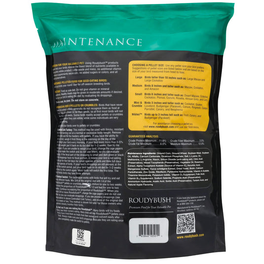 Roudybush Daily Maintenance Bird Food Crumble Pellets
