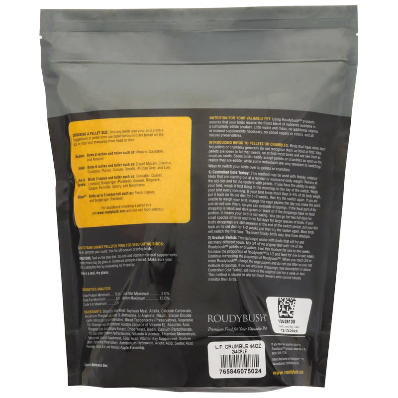 Load image into Gallery viewer, Roudybush Low-Fat Crumble - 44 oz
