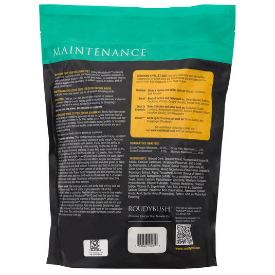 Roudybush Daily Maintenance Bird Food Medium Pellets