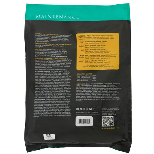 Roudybush Daily Maintenance Bird Food Medium Pellets