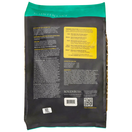 Roudybush Daily Maintenance Bird Food Nibles Pellets