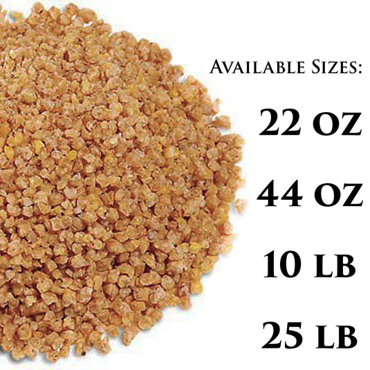 Roudybush Nibles Bird Pellet available sizes at Exotic Wings - 22 oz, 44 oz, 10lb, 25lb