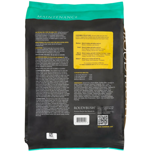 Roudybush Daily Maintenance Bird Food Small Pellets