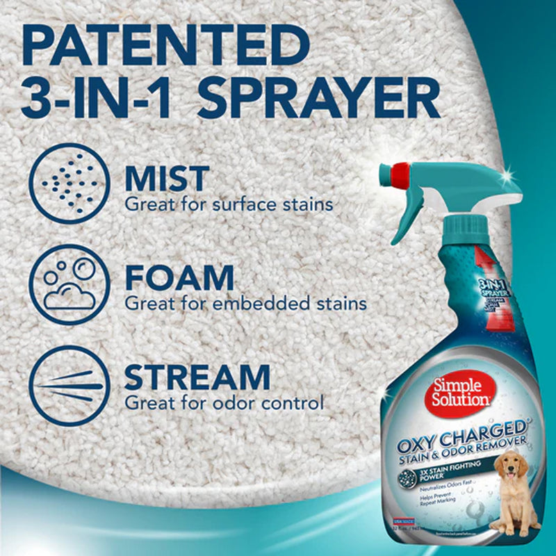 Load image into Gallery viewer, Oxy Charged Stain &amp; Odour Remover for Dogs - 32 fl. oz.
