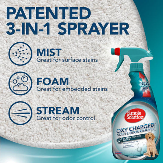 Oxy Charged Stain & Odour Remover for Dogs - 32 fl. oz.