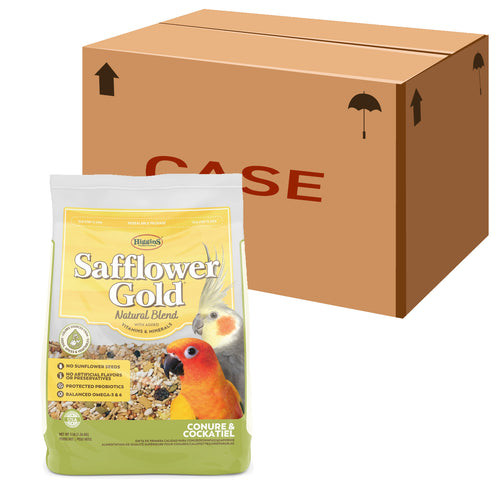 Multi-Bag Bundle - Safflower Gold Cockatiel / Conure 3lb x 6
