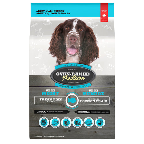 Oven Baked Tradition Semi-Moist Adult Dog Food - Fish 20 lb 🍁