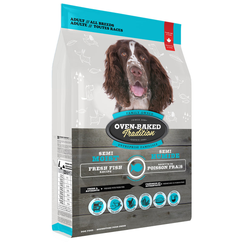 Oven Baked Tradition Semi-Moist Adult Dog Food - Fish 20lbs