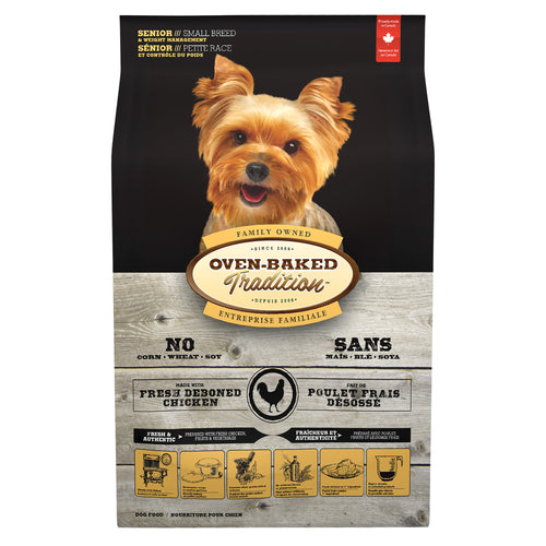 Oven Baked Tradition Weight Management Small Breed Senior Dog Food - Chicken 🍁