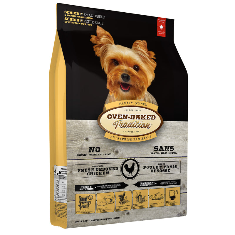 Oven Baked Tradition Weight Management Small Breed Senior Dog Food - Chicken 🍁
