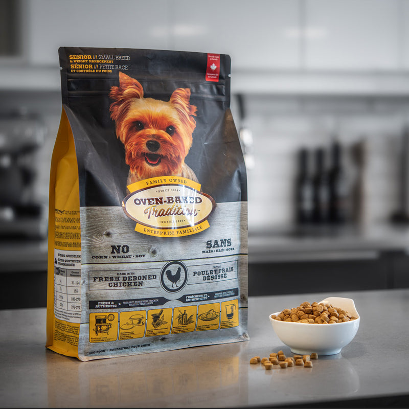 Oven Baked Tradition Weight Management Small Breed Senior Dog Food - Chicken 🍁
