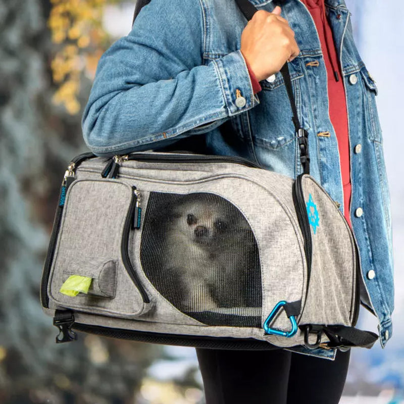 2-in-1 Pet Backpack Carrier
