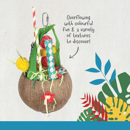 HARI Smart Play Enrichment Parrot Toy Colada - 81015