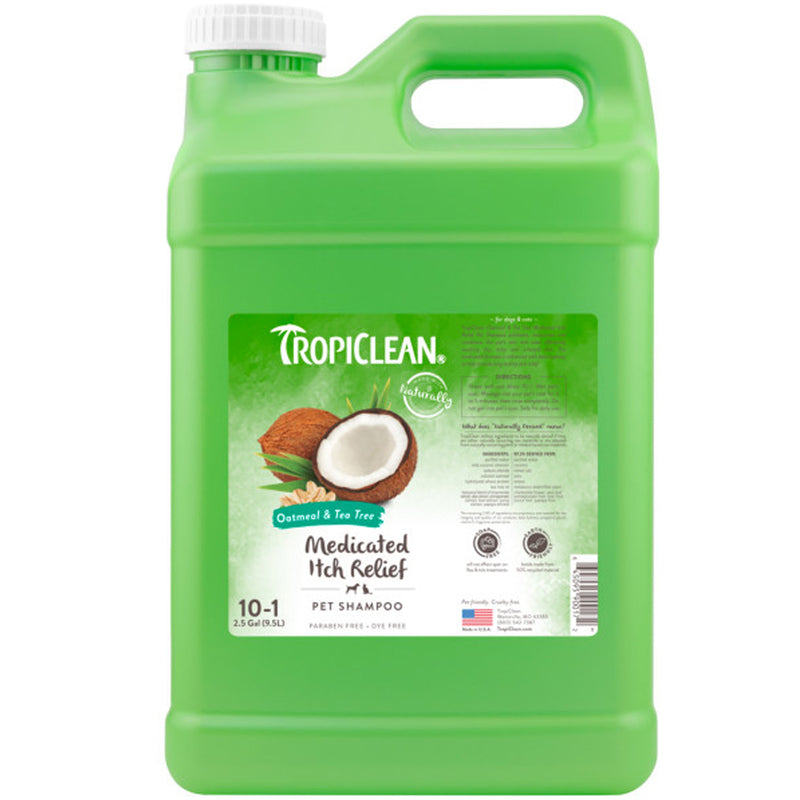 TropiClean Oatmeal & Tea Tree Medicated Dog Shampoo 20 oz
