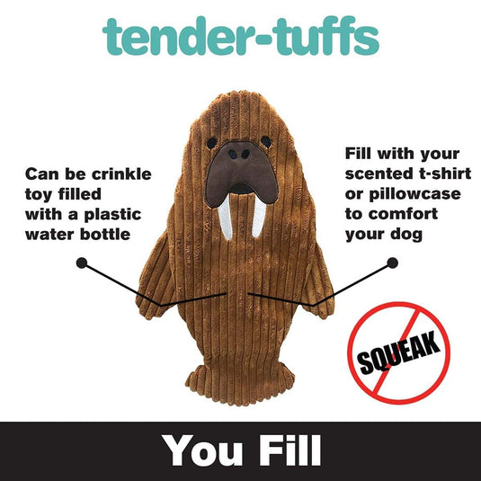 Tender-Tuffs You Fill Walrus Dog Toy