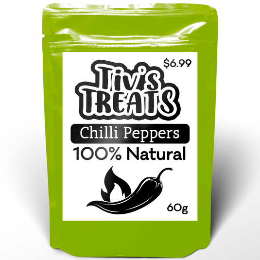 Tiv's Treats Natural Dried Chili Peppers - 2 oz (60g)