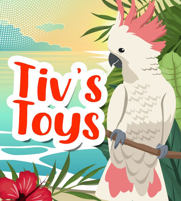 Tiv's Toys Woven Corn Leaf Preener

