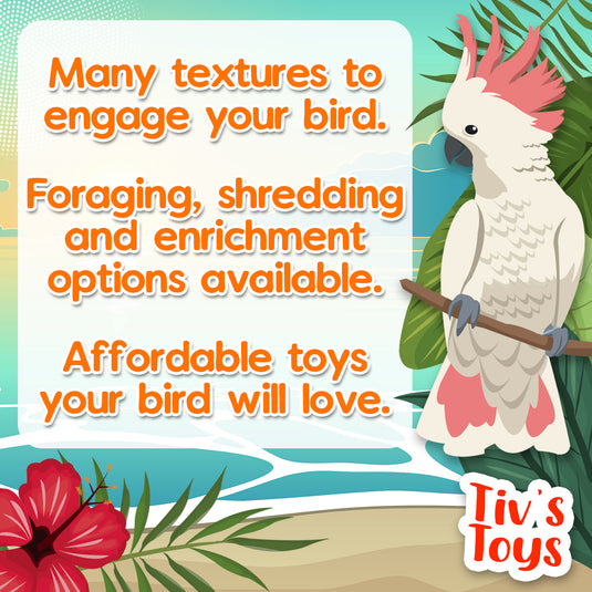 Tiv's Toys Woven Corn Leaf Preener