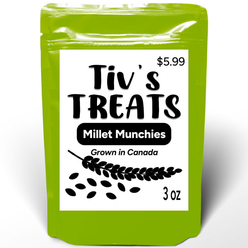 Load image into Gallery viewer, Tiv&#39;s Treats Millet Munchies - 3 oz
