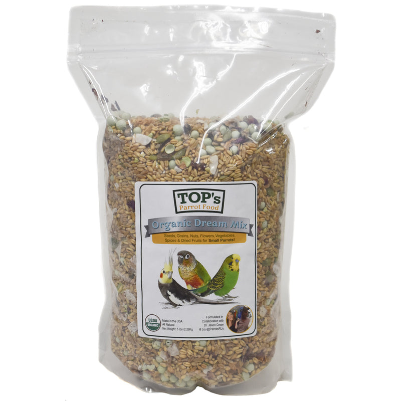 TOP's Organic Dream Seed Mix - Small Parrot
