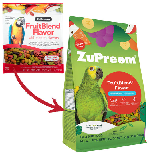 ZuPreem FruitBlend Daily Nutrition Large Parrot Pellet