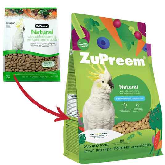 ZuPreem Natural Daily Nutrition Large Parrot Pellet