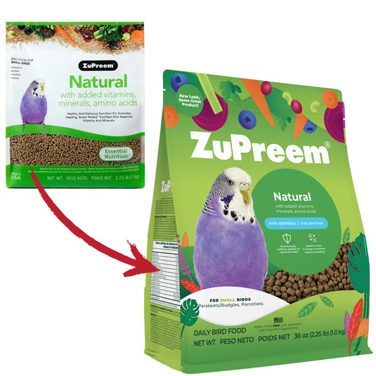 ZuPreem Natural Daily Nutrition Small Bird Pellet