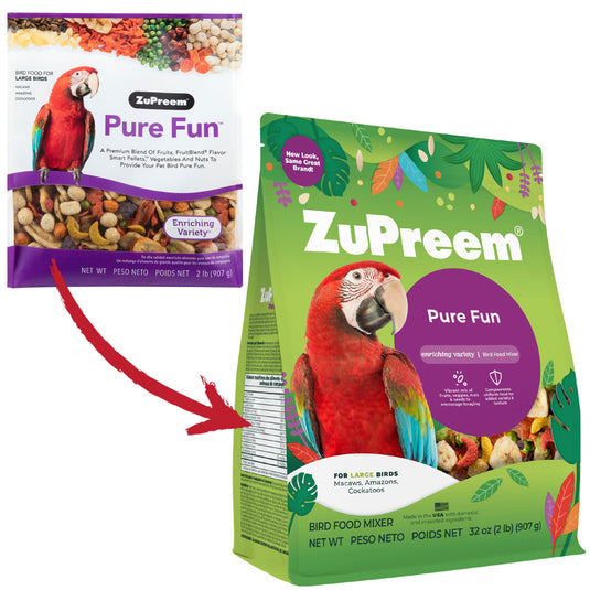 ZuPreem PureFun Macaw and Large Parrot Enrichment Diet - 2 lb