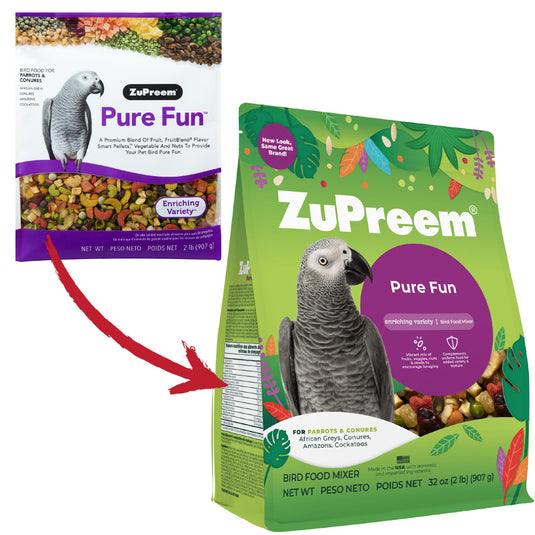 ZuPreem Pure Fun Parrots & Conure Enrichment Diet - 2 lb