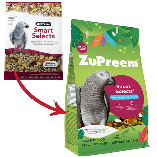 ZuPreem Smart Selects Bird Food for Parrots & Conures