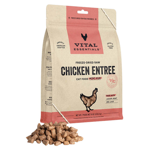 Vital Essentials Freeze-Dried Chicken Mini Nibs Cat Food