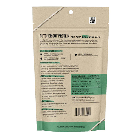Vital Essentials Freeze-Dried Salmon Bites  Dog Treat