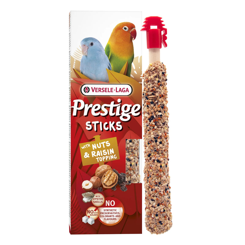 Load image into Gallery viewer, Versele-Laga Prestige Nuts &amp; Raisins Treat Sticks for Lovebirds &amp; Parakeets
