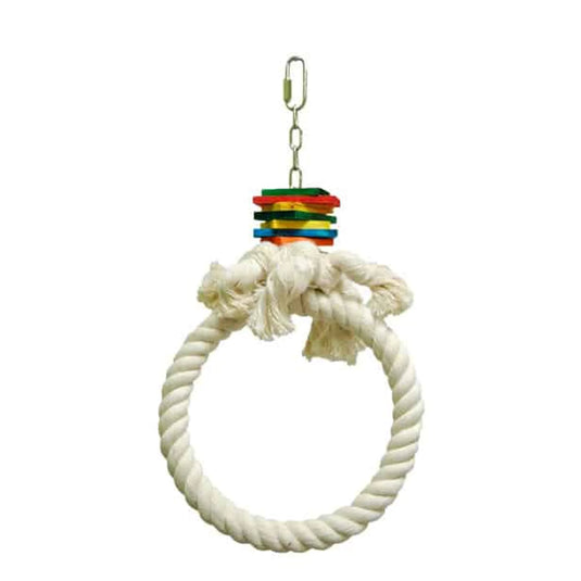 Zoo-Max Cotton Hoop Small Parrot Swing - 961