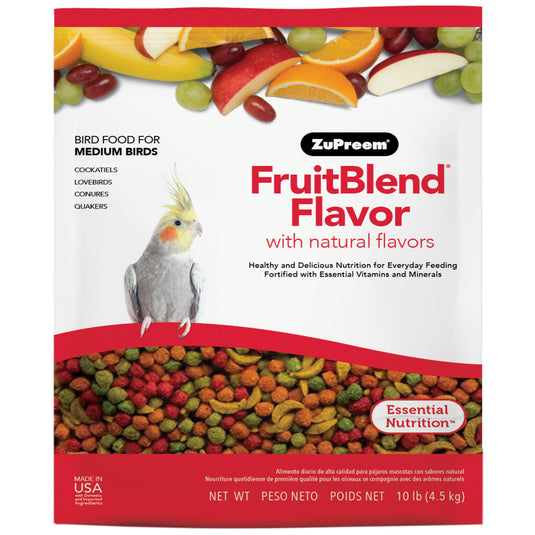 ZuPreem FruitBlend Daily Nutrition Medium Bird Pellet