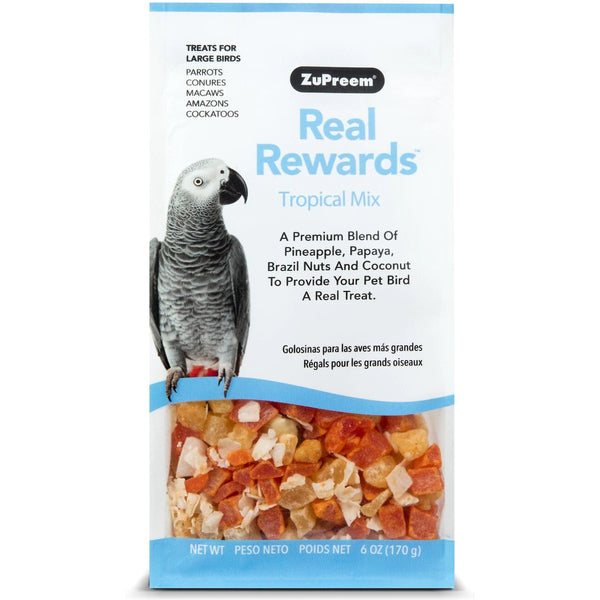 ZuPreem Real Rewards Tropical Mix Large Bird Treat - 170g (EXP: 10/24)
