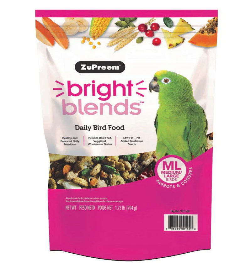 ZuPreem Bright Blends Enrichment Treat for Parrots & Conures