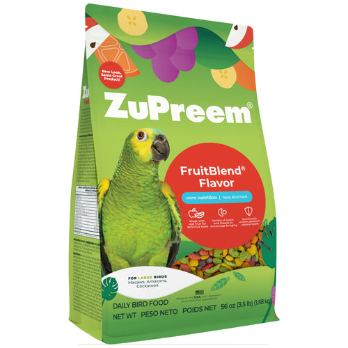 ZuPreem FruitBlend Daily Nutrition Large Parrot Pellet