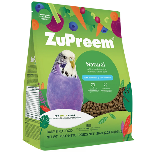 ZuPreem Natural Daily Nutrition Small Bird Pellet